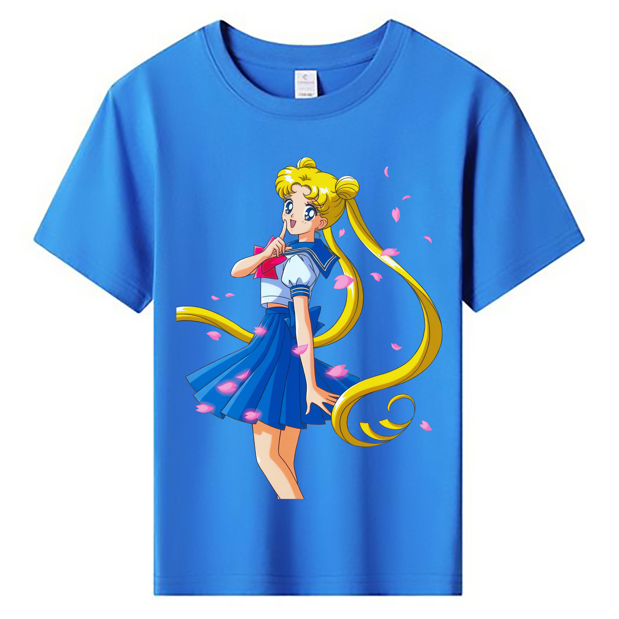 （画像用） 美少女戦士セーラームーン 愛野 美奈子 あいの みなこ Sailor Moon Aino Minako 綿100％キッズTシャツ（フロントプリント）